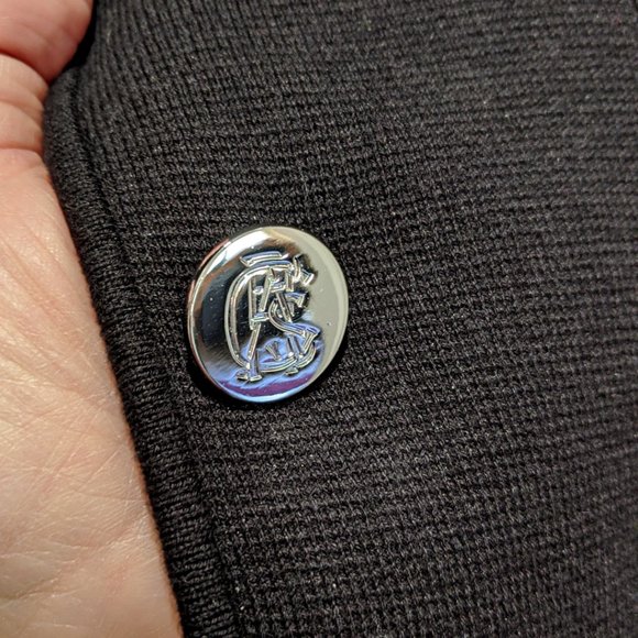 Chaps Black Knit Blazer- Size Small - Picture 4 of 9